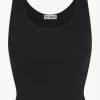 CROPPED SCOOP NECK TANK