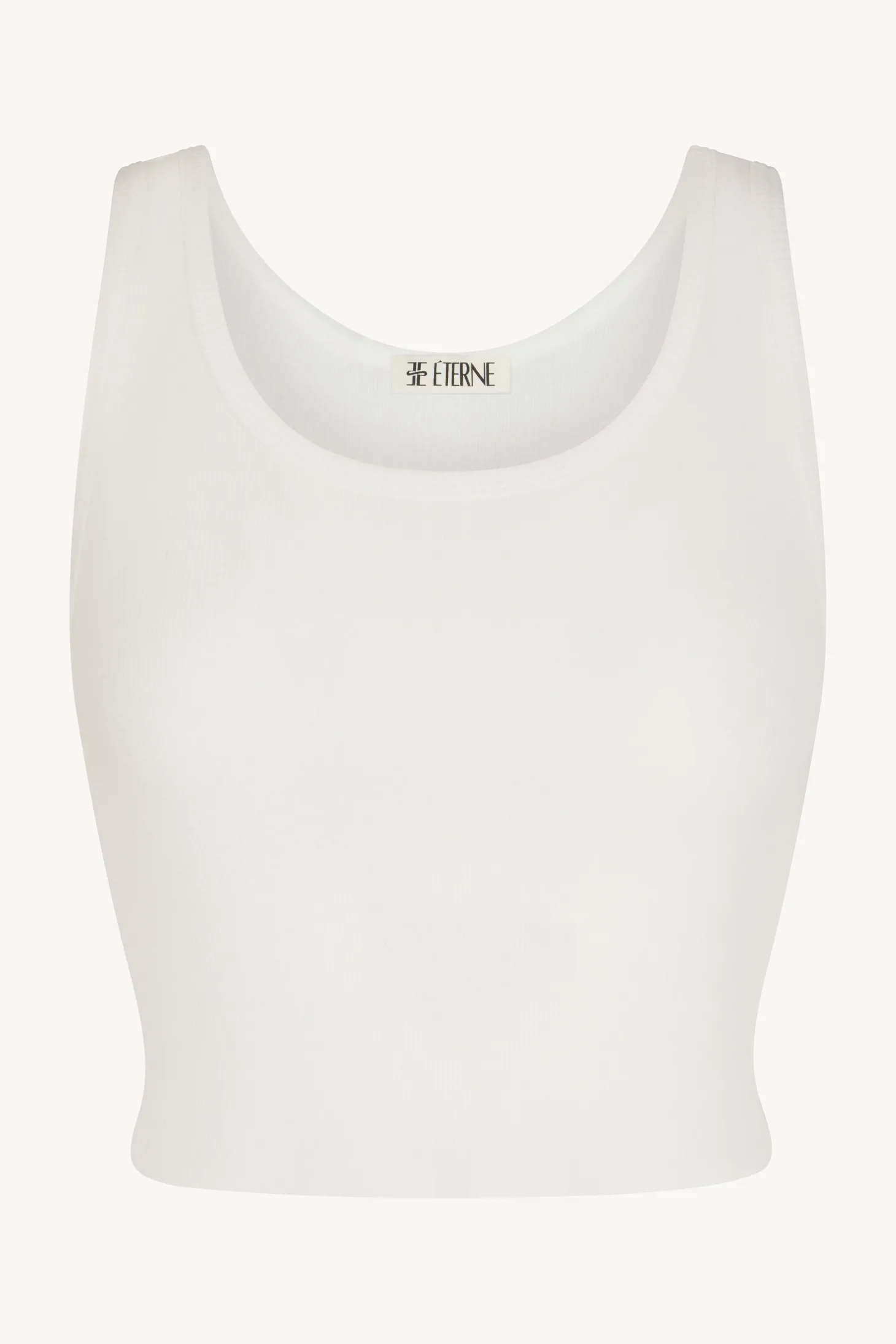 CROPPED SCOOP NECK TANK