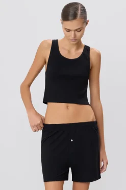 CROPPED SCOOP NECK TANK