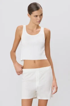 CROPPED SCOOP NECK TANK