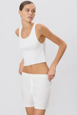 CROPPED SCOOP NECK TANK