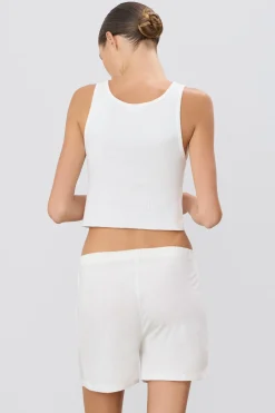 CROPPED SCOOP NECK TANK