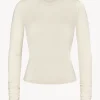 FITTED CREWNECK LONG SLEEVE T-SHIRT