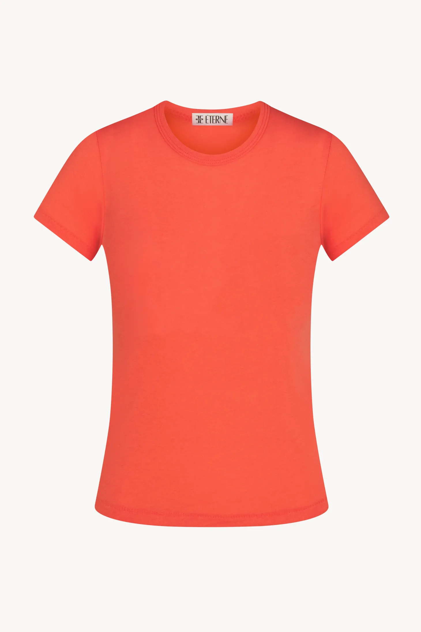 FITTED CREWNECK SHORT SLEEVE T-SHIRT