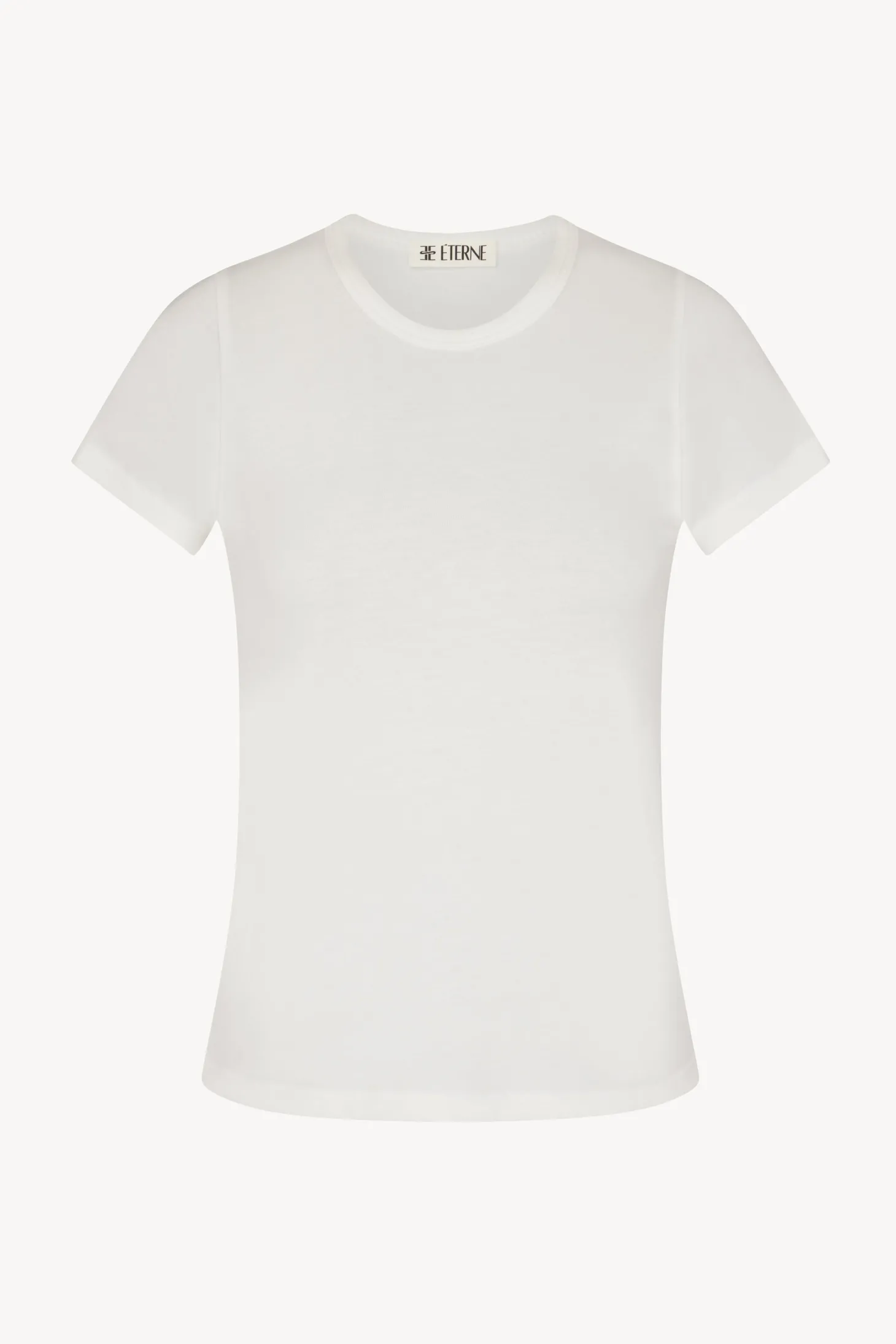 FITTED CREWNECK SHORT SLEEVE T-SHIRT