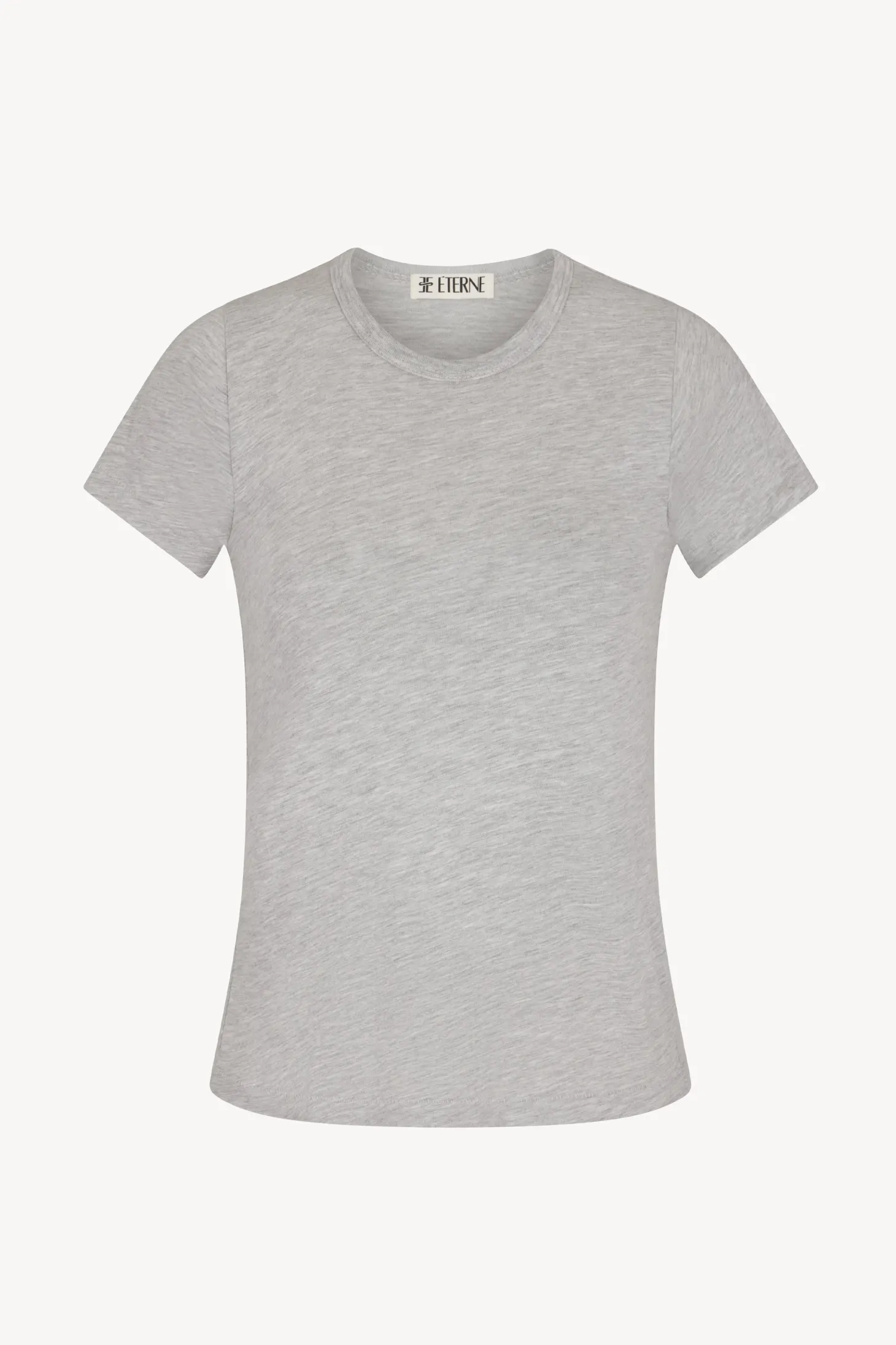 FITTED CREWNECK SHORT SLEEVE T-SHIRT