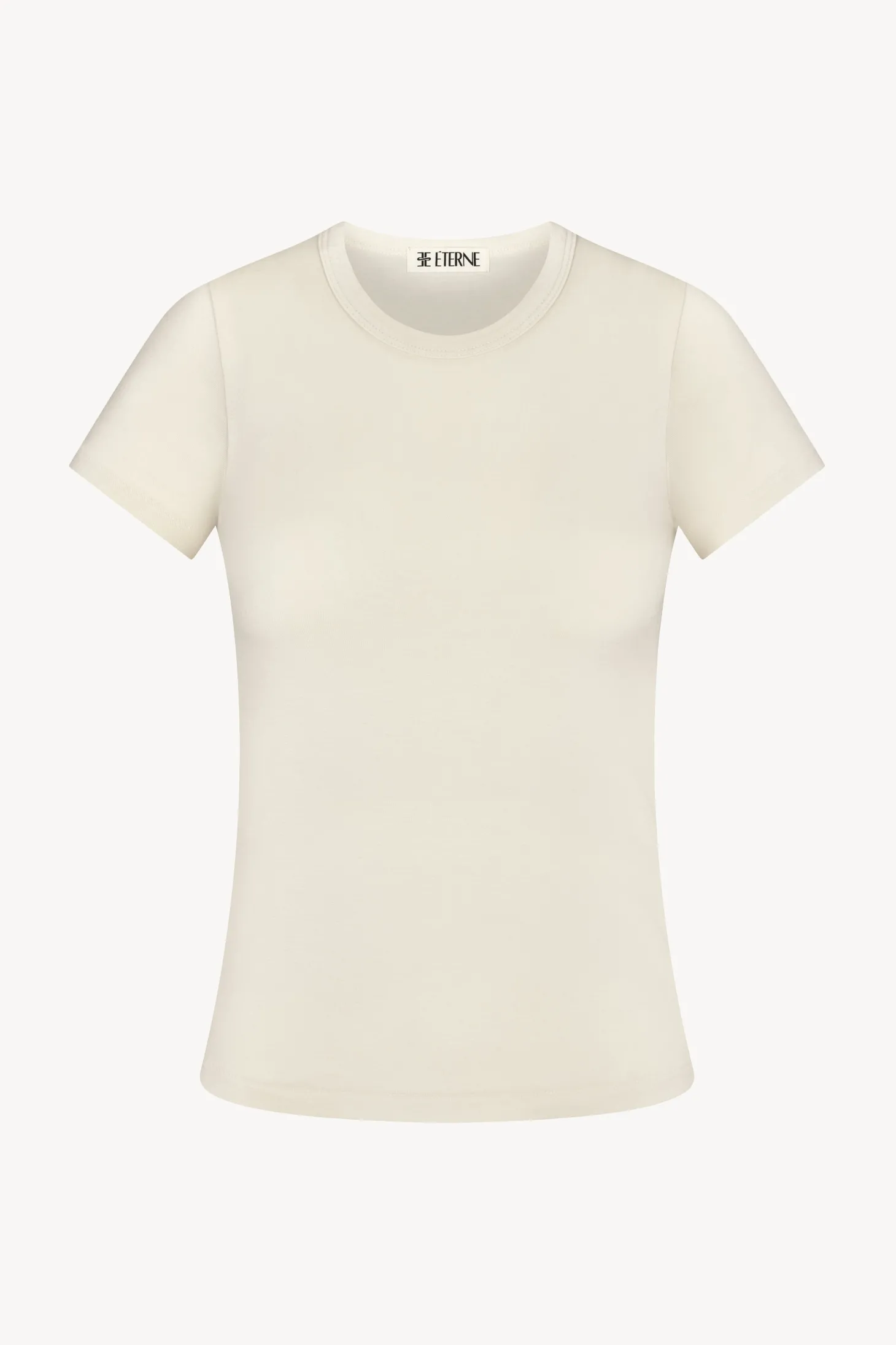 FITTED CREWNECK SHORT SLEEVE T-SHIRT