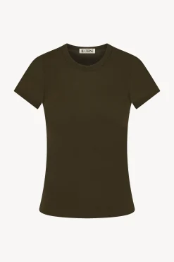 FITTED CREWNECK SHORT SLEEVE T-SHIRT