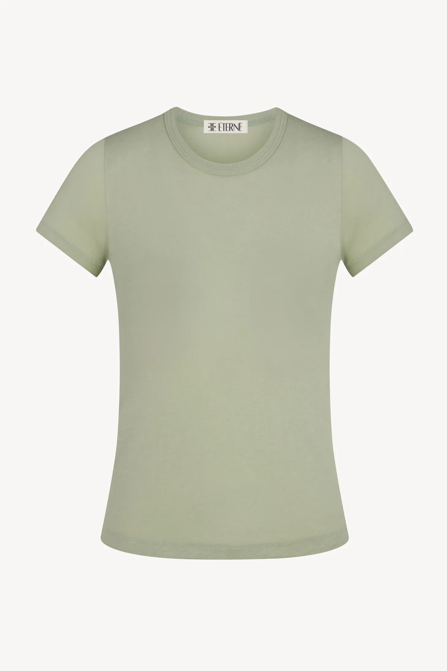 FITTED CREWNECK SHORT SLEEVE T-SHIRT