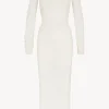 LONG SLEEVE CREWNECK MAXI DRESS