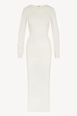 LONG SLEEVE CREWNECK MAXI DRESS