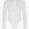 LONG SLEEVE DEEP V BODYSUIT