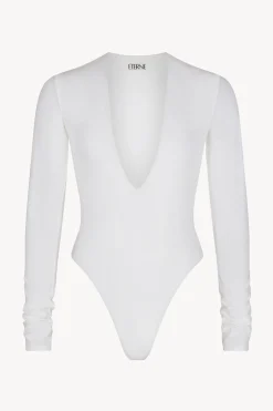 LONG SLEEVE DEEP V BODYSUIT