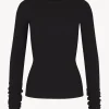 LONG SLEEVE FITTED TOP