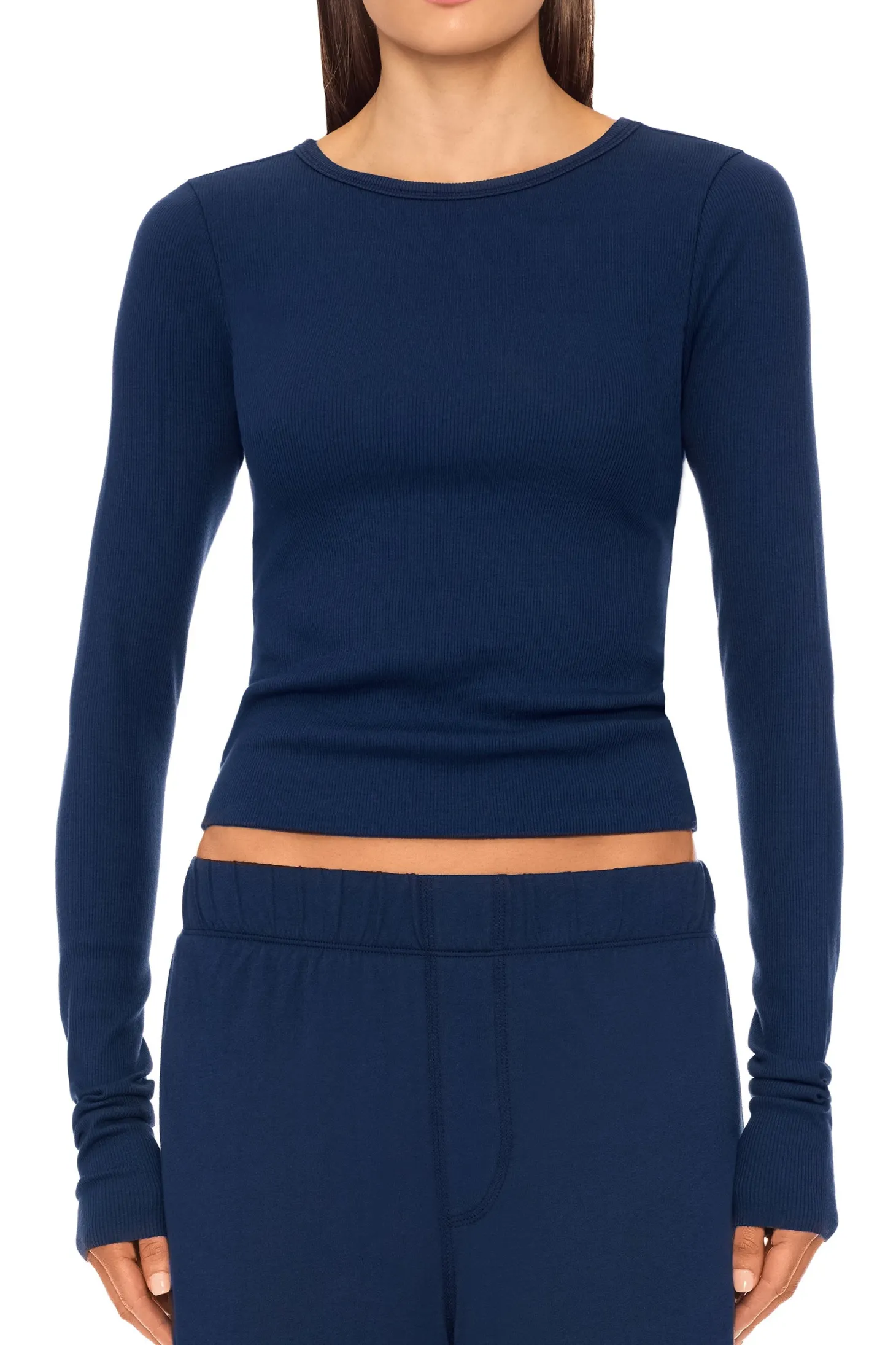 LONG SLEEVE FITTED TOP