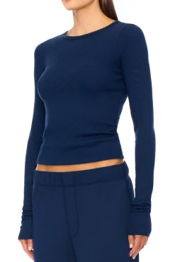 LONG SLEEVE FITTED TOP