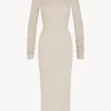 LONG SLEEVE TURTLENECK MAXI DRESS