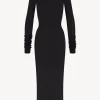 LONG SLEEVE TURTLENECK MAXI DRESS