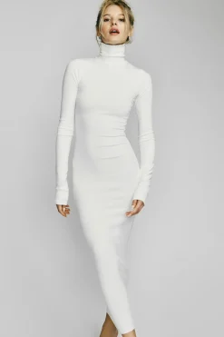LONG SLEEVE TURTLENECK MAXI DRESS