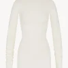 LONG SLEEVE TURTLENECK MINI DRESS