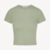 Short Sleeve Baby Tee in Sage
