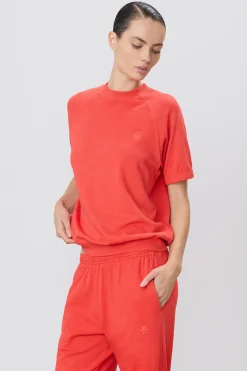 SHORT SLEEVE RAGLAN SWEATSHIRT