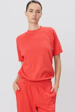 SHORT SLEEVE RAGLAN SWEATSHIRT