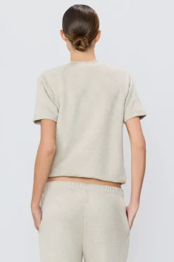 SHORT SLEEVE RAGLAN SWEATSHIRT