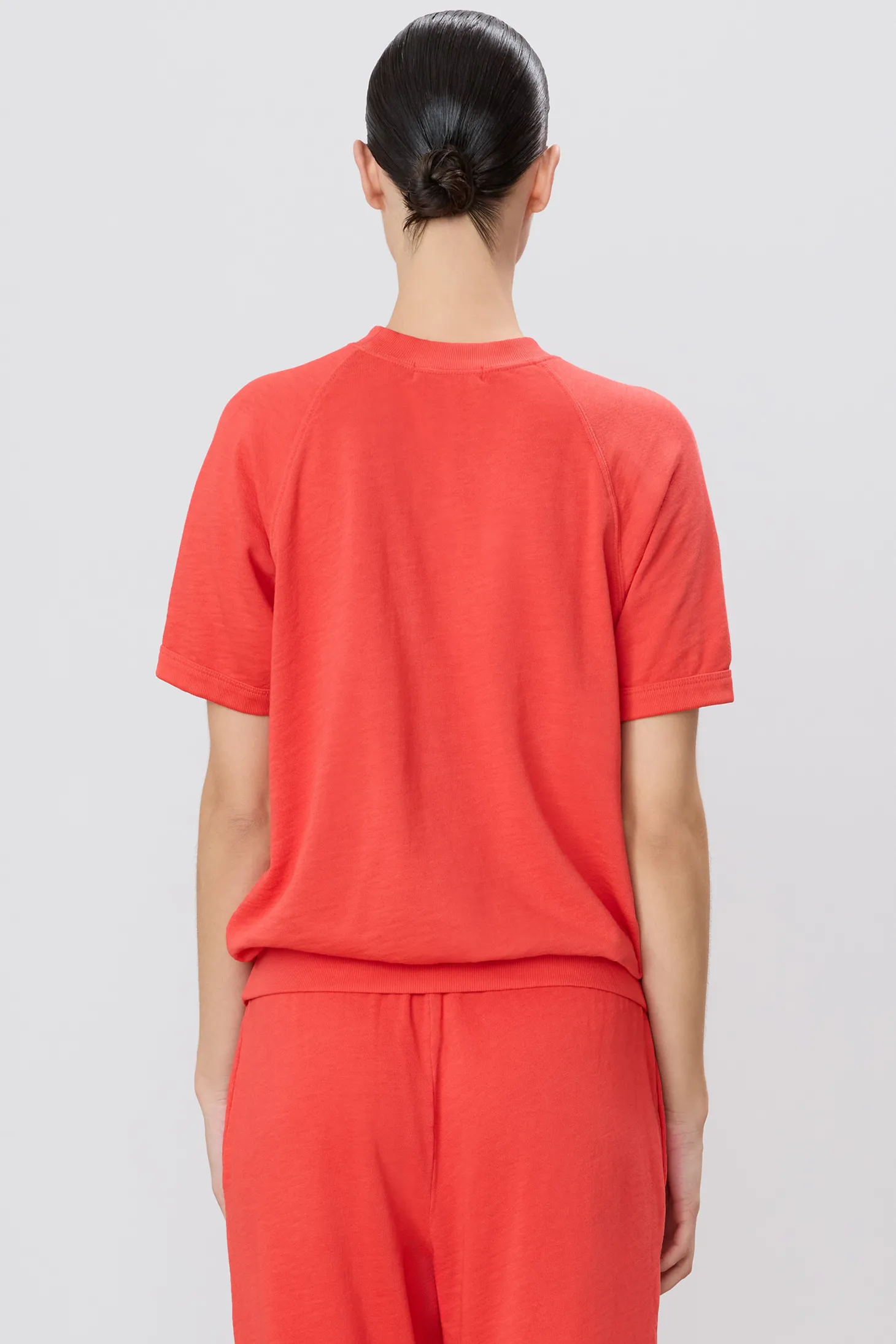 SHORT SLEEVE RAGLAN SWEATSHIRT