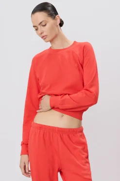 SHRUNKEN RAGLAN SWEATSHIRT