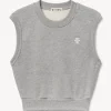 SLEEVELESS CREWNECK TOP