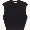 SLEEVELESS CREWNECK TOP