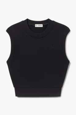 SLEEVELESS CREWNECK TOP