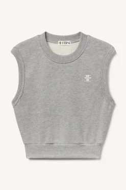 SLEEVELESS CREWNECK TOP