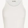 The Cropped Rib Tank by ÉTERNE