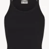 The Cropped Rib Tank by ÉTERNE