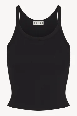 The Cropped Rib Tank by ÉTERNE