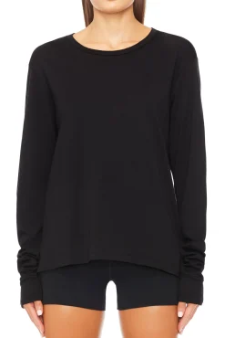The Long Sleeve Boyfriend Tee by ÉTERNE