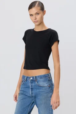 The Short Sleeve Baby Tee by ÉTERNE